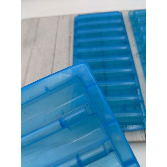 Water Sports Bottle Ice Cube Mold Tray Set of 3 Blue 3 3/4" by 3/4" - Picture 6 of 6